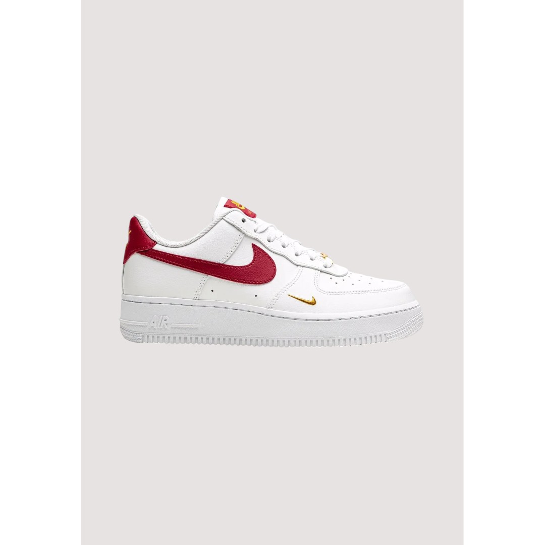 nike-air-force-1-low-white-red-1 NIKE AIR FORCE 1 LOW PURE WHITE-RED SHOES.