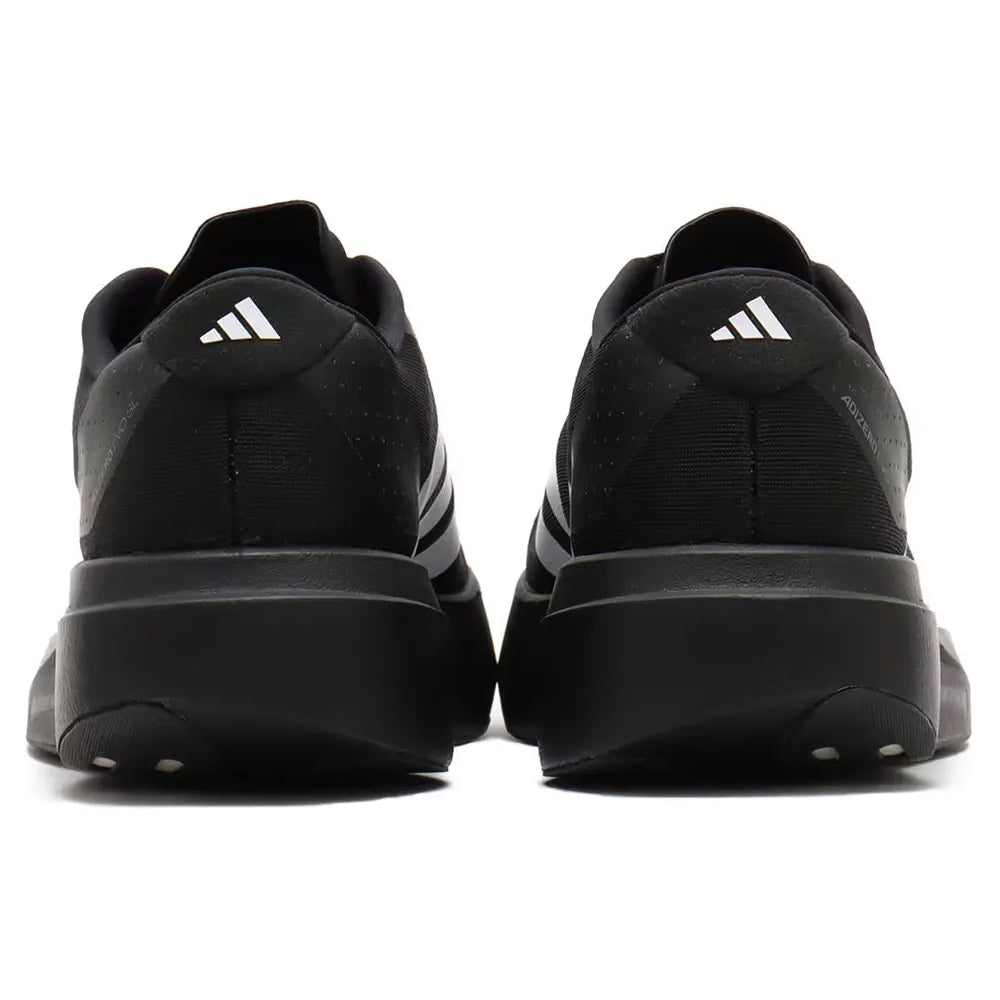 ADIZERO EVOSL BLACK EXTRA SOFT MEDICATED LIGHTWEIGHT SHOES.