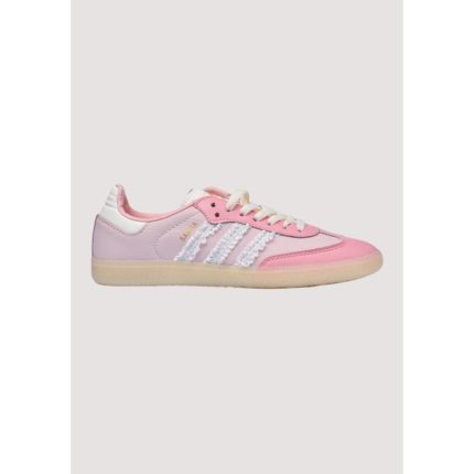 ADIDAS SAMBA OG PINK MAUVE RUFFLE STRIPE