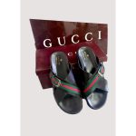 GUCCI BLACK AURA SLIPPER MEN