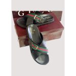 GUCCI BLACK AURA SLIPPER MEN