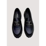 LOUIS VUITTON BLACK FORMAL MEN SHOES.