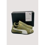 PUMA SPEEDCAT WOMENS OLIVE GREEN WHITE