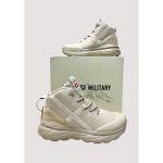 SWISS MILITARY BEIGE HIGH-TOP SNEAKERS