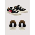 CONVERSE CHUCK TAYLOR 70’s ALL STAR LOW CDG PLAY BLACK