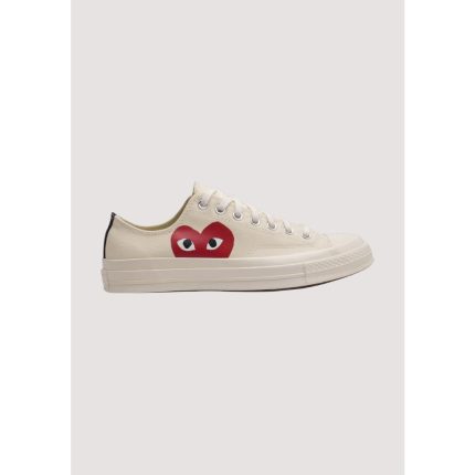 CONVERSE CHUCK TAYLOR 70βs ALL STAR LOW CDG PLAY WHITE