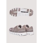 ON CLOUD 6 TAUPE BEIGE WHITE RUNNING SHOES