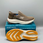 SKECHERS SLIP IN ARCHFIT 'CARBON INFUSED' BROWN SHOES