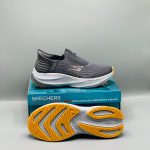 SKECHERS SLIP IN ARCHFIT 'CARBON INFUSED' DARK GREY SHOES