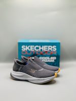 SKECHERS SLIP IN ARCHFIT 'CARBON INFUSED' DARK GREY SHOES