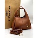 COACH LANA BROWN MINI TOTE SHOULDER BAG 23.
