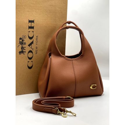 COACH LANA BROWN MINI TOTE SHOULDER BAG 23.