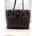 COACH MOLLIE COFFEE GRAND TOTE SIGNATURE CANVAS.