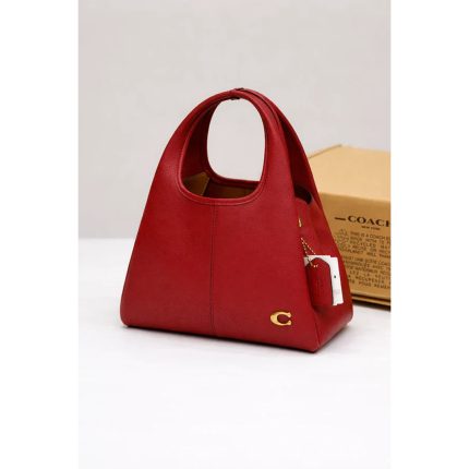 COACH LANA LAVA RED MINI TOTE SHOULDER BAG 23.