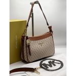 MICHAEL KORS LUXE POCHETTE SHOULDER BAG BEIGE