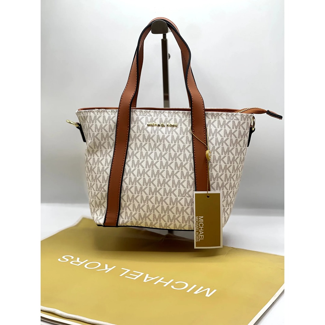 Michael-Kors-Pratt-Small-Tote-Bag-light-beige (1) MICHAEL KORS PRATT BEIGE SMALL TOTE BAG.