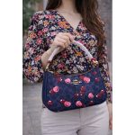 COACH TERI SHOULDER NAVY BAG