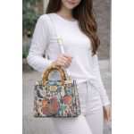 GUCCI DIANA BAMBOO SMALL BEIGE HANDLE BAG