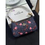 COACH TERI SHOULDER NAVY BAG