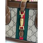 GUCCI JACKIE 1961 SMALL TOTE BAG WITH PISTON CLOSURE - Image 3