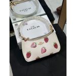 COACH TERI SHOULDER WHITE BAG