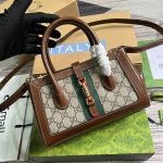 GUCCI JACKIE 1961 SMALL TOTE BAG WITH PISTON CLOSURE - Image 2