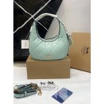 COACH MINT QUILTED MINI CROSS BODY BAG