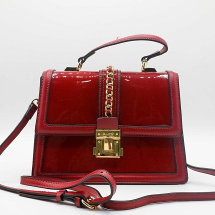 ALDO ICONIMAC TOTE RED HANDBAG.