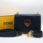 FENDI BLUE SMALL KAN SHOULDER BAG.