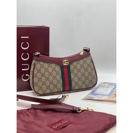 GUCCI GG MONOGRAM OPHIDIA SMALL SHOULDER BAG