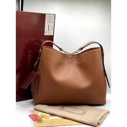 GUCCI BEATRIX LARGE TOTE BROWN BAG