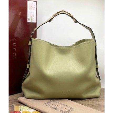 GUCCI BEATRIX LARGE TOTE OLIVE GREEN BAG