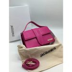 JACQUEMUS LE GRAND BAMBINO CROSS PINK BODY BAG.