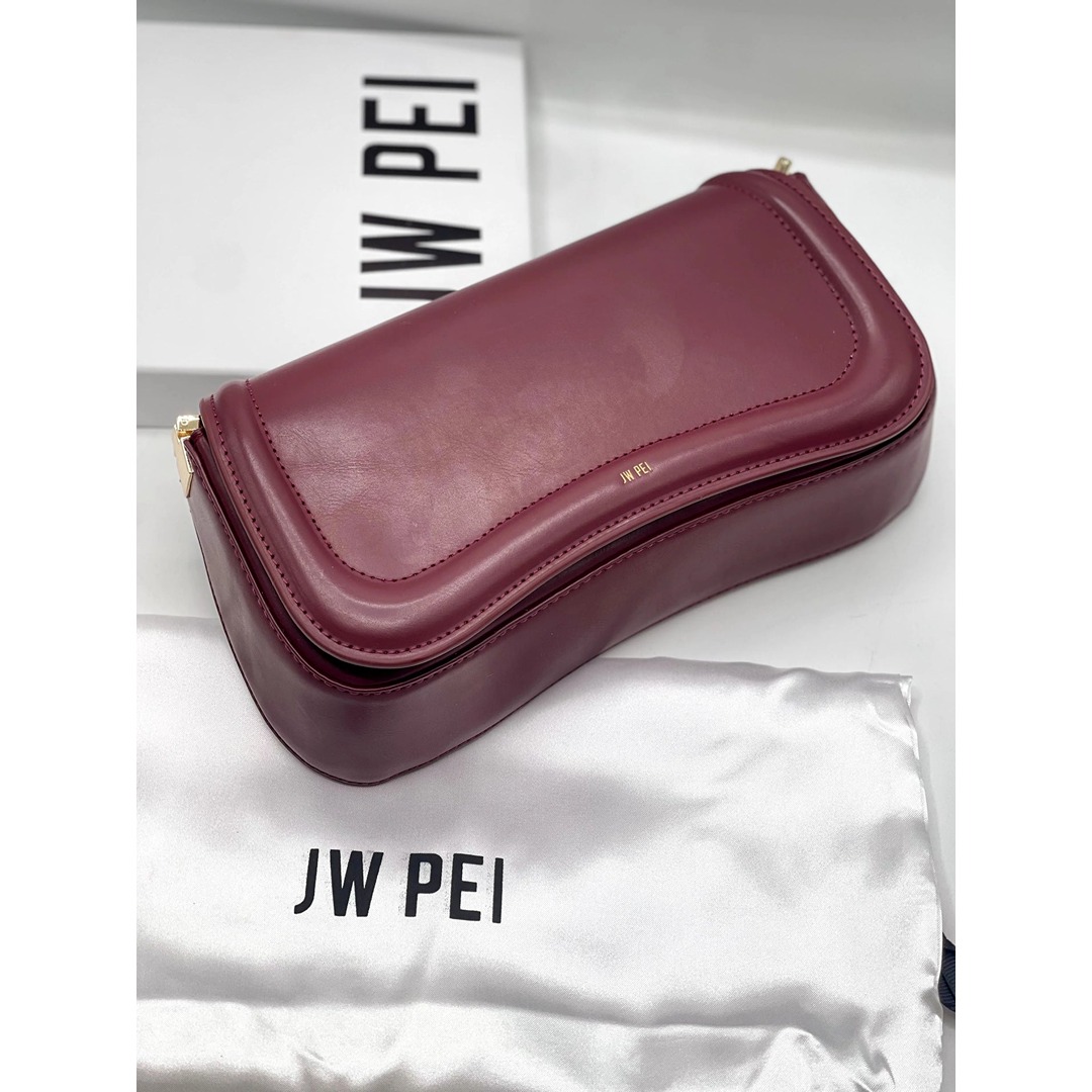 JW PEI JOY SHOULDER MAROON BAG