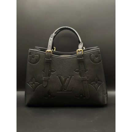 LOUIS VUITTON PETIT PALAIS BLACK HANDBAG.