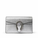 GUCCI DIONYSUS MINI SILVER BAG METALLIC