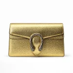 GUCCI DIONYSUS MINI GOLD BAG METALLIC