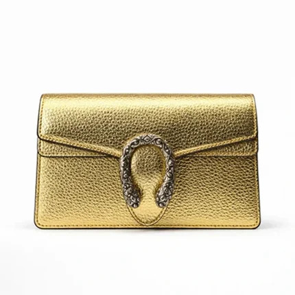 GUCCI DIONYSUS MINI GOLD BAG METALLIC