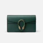 GUCCI DIONYSUS MINI GREEN BAG METALLIC