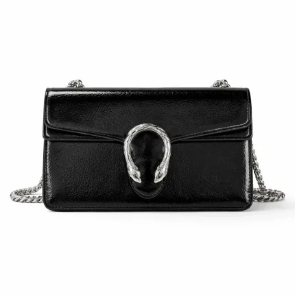 GUCCI DIONYSUS MINI BLACK BAG METALLIC