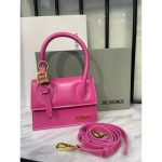 JACQUEMUS LE CHIQUITO MOYEN BOUCLE PINK BAG