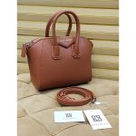 GIVENCHY ANTIGONA SATCHEL BROWN HANDBAG