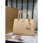 COACH ANDREA NUDE CARRYALL BAG.
