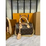 LOUIS VUITTON BROWN SPEEDY BANDOULIERE 20 HANDBAG.