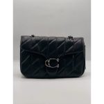 COACH TABBY 26 PILLOW ALL BLACK QUILTED SHOULDER BAG