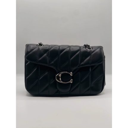 COACH TABBY 26 PILLOW ALL BLACK QUILTED SHOULDER BAG