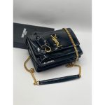 YSL SAINT LAURENT CROSS BODY BLACK SHOULDER BAG