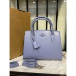 COACH ANDREA BLUE CARRYALL BAG.