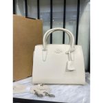 COACH ANDREA WHITE CARRYALL BAG.