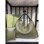 GUCCI MAXI OLIVE SOFTBIT TOTE SHOULDER BAG